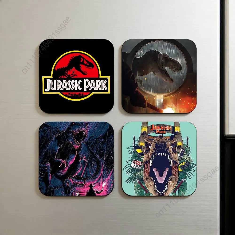 J-Jurassic P-Park wrold Fridge Magnets, Decorative Refrigerator Magnets for Home Kitchen Decor, Strong Magnet Stickers