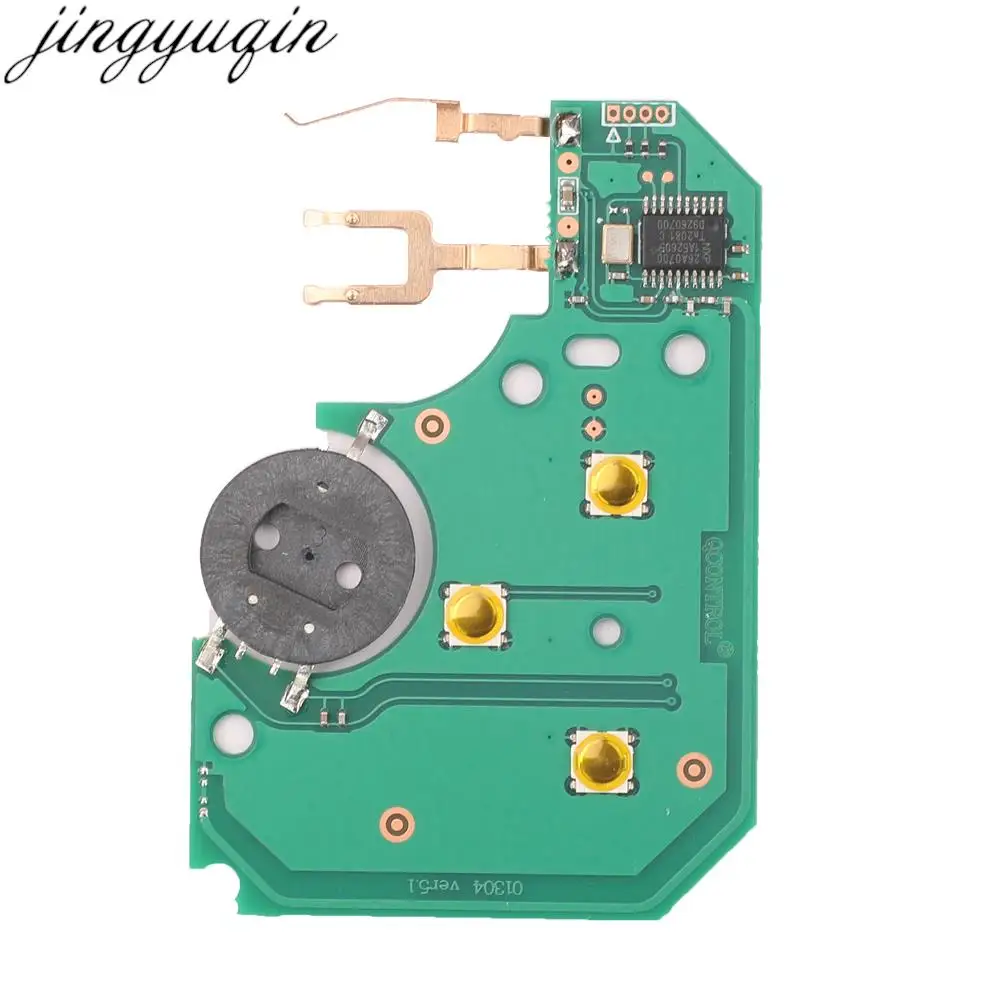 Jingyuqin 3 Buttons 433Mhz ID46 PCF7947 Chip Smart PCB No Include Key For Renault Megane 2 Grand Scenic II