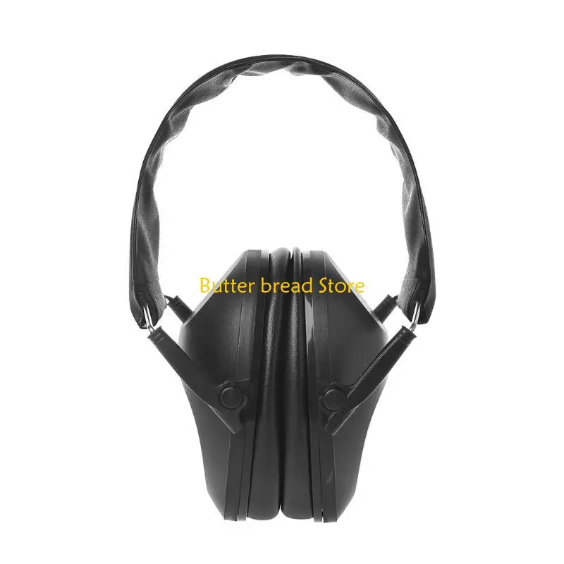 W89C Comfortable Headsets Noise Blocking Ear Muff Foldable for Rest