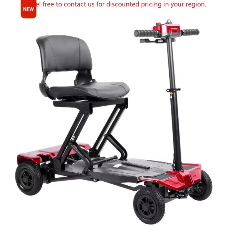 

2023 New Hot Selling Auto Folding Travel Fold Up Portable Foldable Scooter 4 Wheel Adult Electric Mobility Scoot