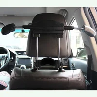 Colgador de abrigo retráctil multifuncional para coche, reposacabezas automotriz, asiento trasero, gancho organizador, soporte para traje de ropa