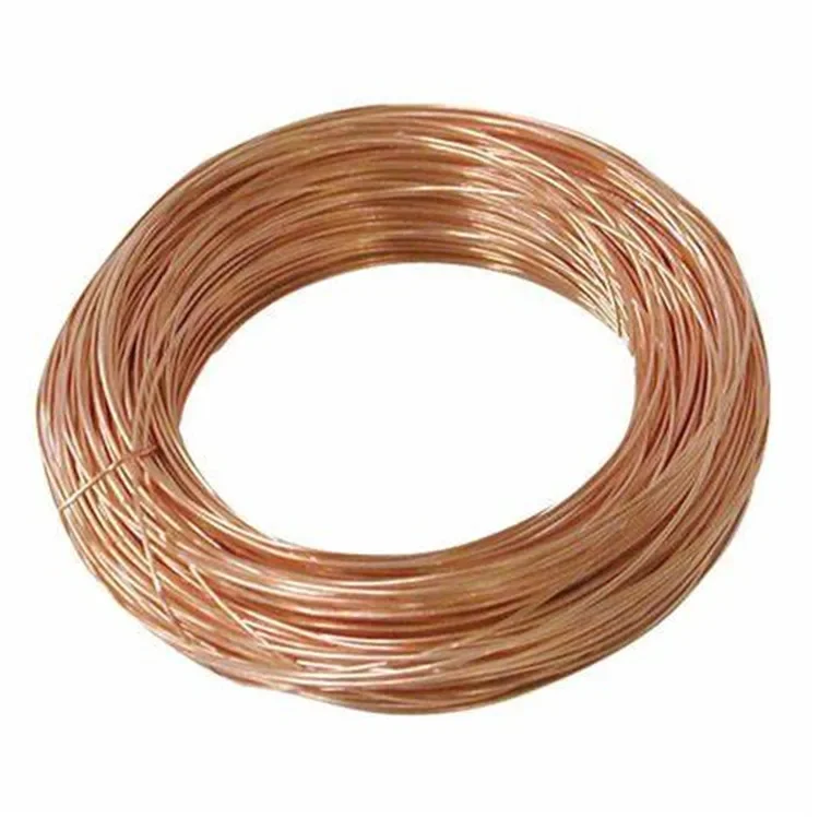 Cavo di rame mulino a filo bacca 99,99% C11000 Cavo di filo di rame Cavi elettrici nudi
