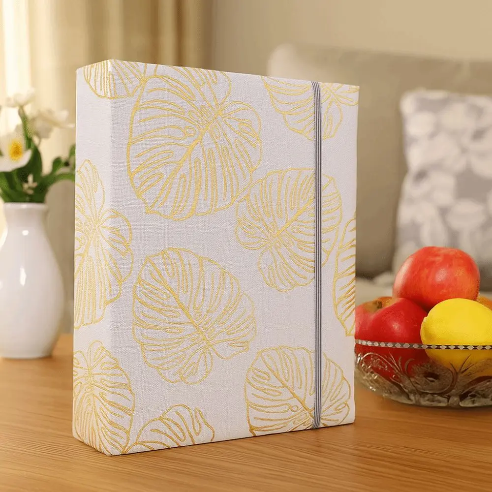 Practical 6 Inch Fabric Photo Album 200 Slots Large Capacit Film Collect Book Insert Style Thickened Photos Album Book Keepsakes