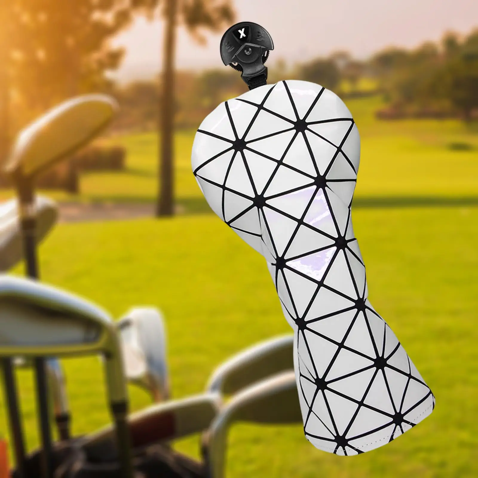 Golf Iron Head Cover Modern Waterproof Sticker Fashion Durable Outdoor Golf PU Protector Protective Supplies for Outdoor Sports