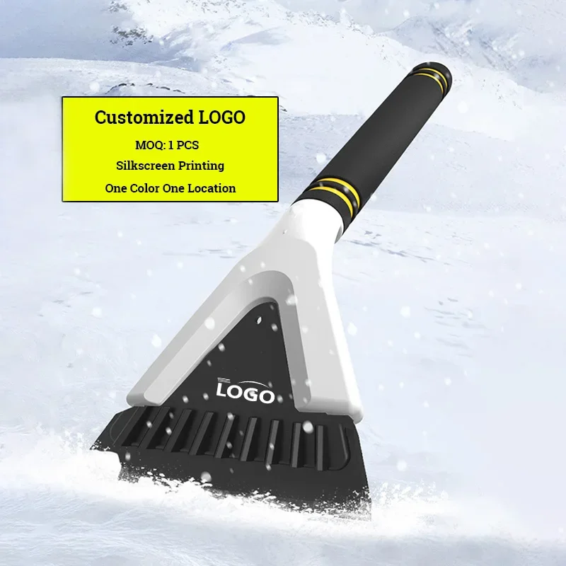 Logo Customized ABS EVA Foam Tendon Shovel Head Non-slip Snow Removal Ice And Snow Shovel Ice Scrapers For Car Truck Windshield