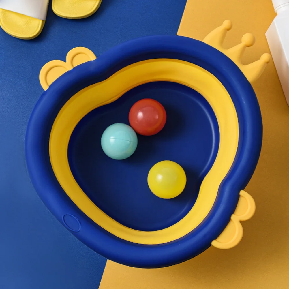 حوض وجه الطفل المحمول خفيف الوزن وسعة كبيرة للأطفال، تصميم كرتوني متين للرضع، حوض غسيل صغير من البولي بروبيلين #1