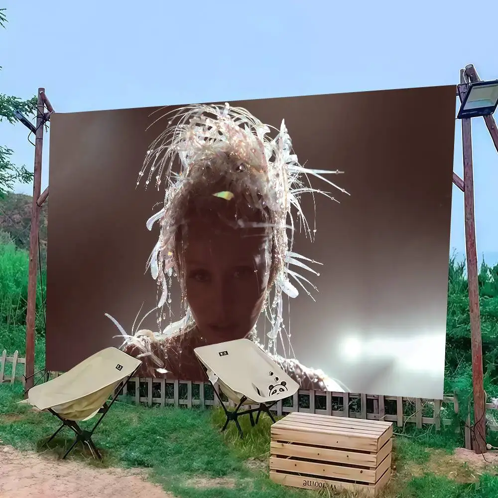 

M-Miley Cyrus Something Beautiful Flag Decoration Outdoor Picnic Party Home Camping Party Art Hanging Banner