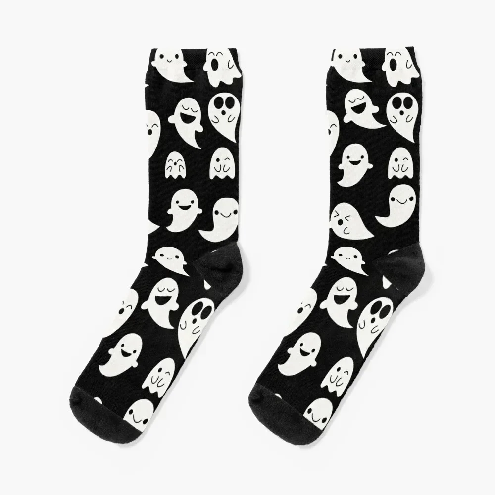 

Cute Kawaii Ghost pattern Socks Soccer football Run anti-slip Woman Socks Men's
