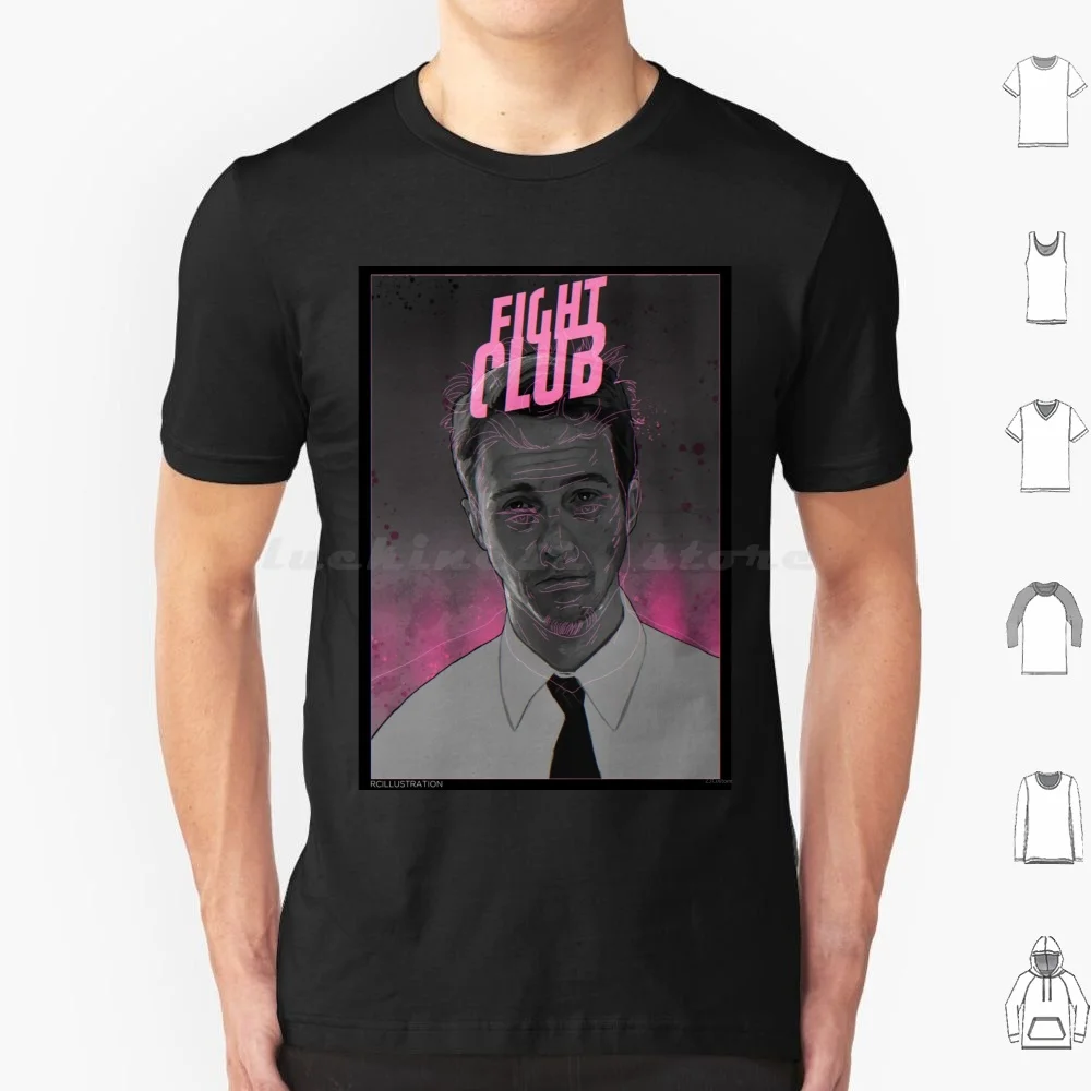 Fight Club Poster T Shirt Men Women Kids 6Xl Fight Club Fightclub Tyler Durdin Brad Pitt Edward Norton Marla Singer Helena