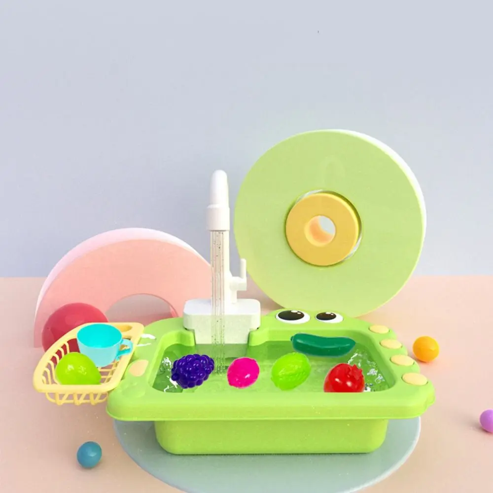 Pretend Play Kitchen Sink Toy Rotatable Simulation Faucet Replacement Toy Plastic Universal Sink Faucet Play Tap