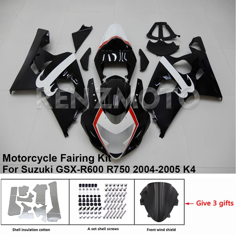 

For Suzuki GSX-R600 R750 2004 2005 K4 K5 Motorcycle Set Body Kit Fairing Plastic Accessories Injection Bodywork S0604-112a