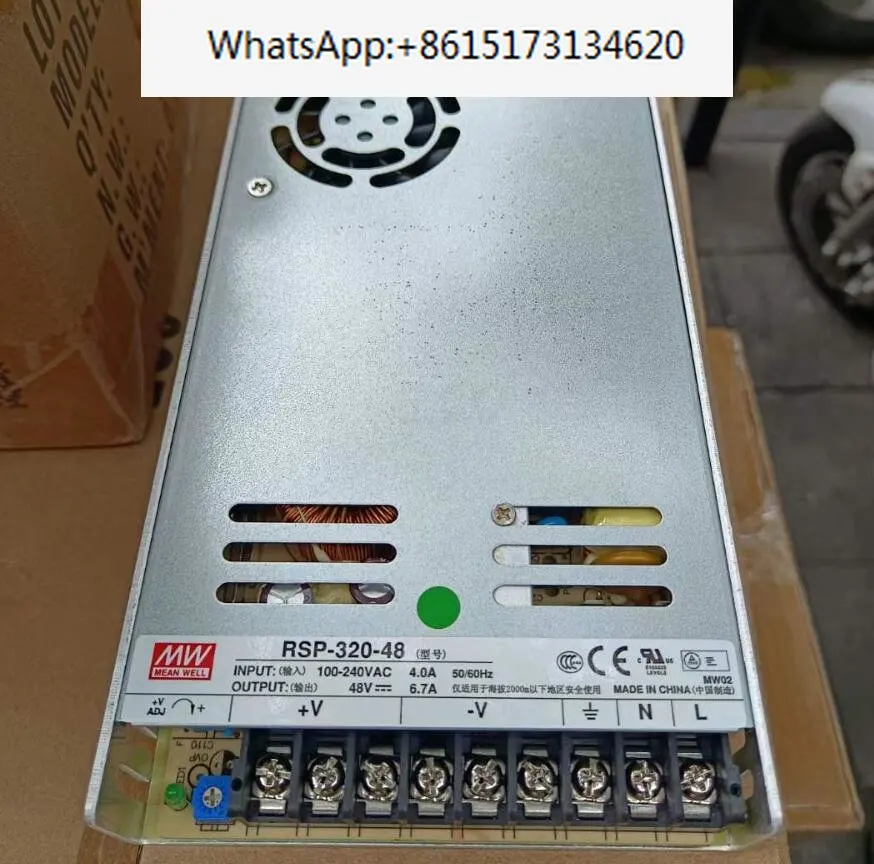 

Taiwan Mingwei New Switching Power Supply RSP-320-48 Output 48VDC 6.7A with PFC Function