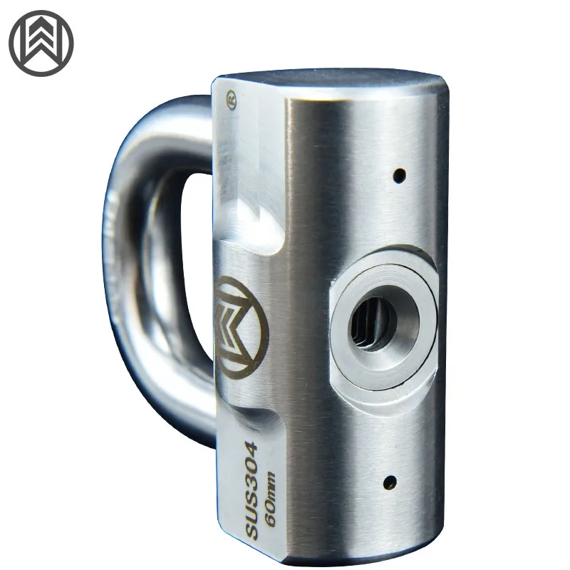 304 Stainless Steel Padlock Cabinet Outdoor Lock Head Furniture Lock Waterproof Rust-Proof Door Lock