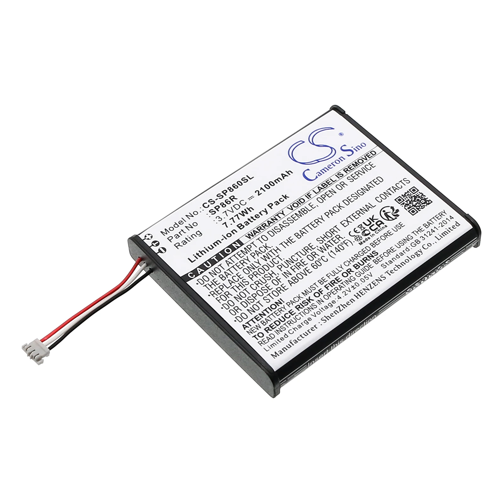 

Li-ion Game Console Battery for Sony, 3.7V, 2100mAh, Compatible Models: PCH-2007, PS Vita 2007, PSV2000