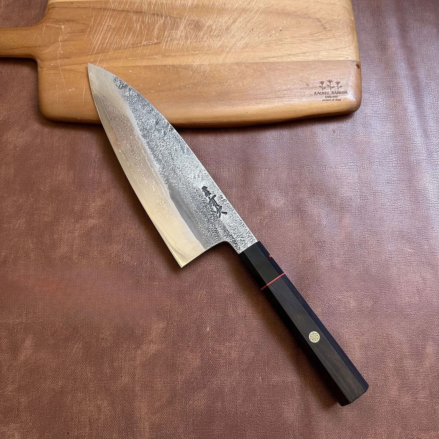 Double Edge Forged VG10 Damascus Steel Fish Bone Chopping Knife Japanese Kitchen Deba Slice Meat Vegetable Knives Wooden Handle