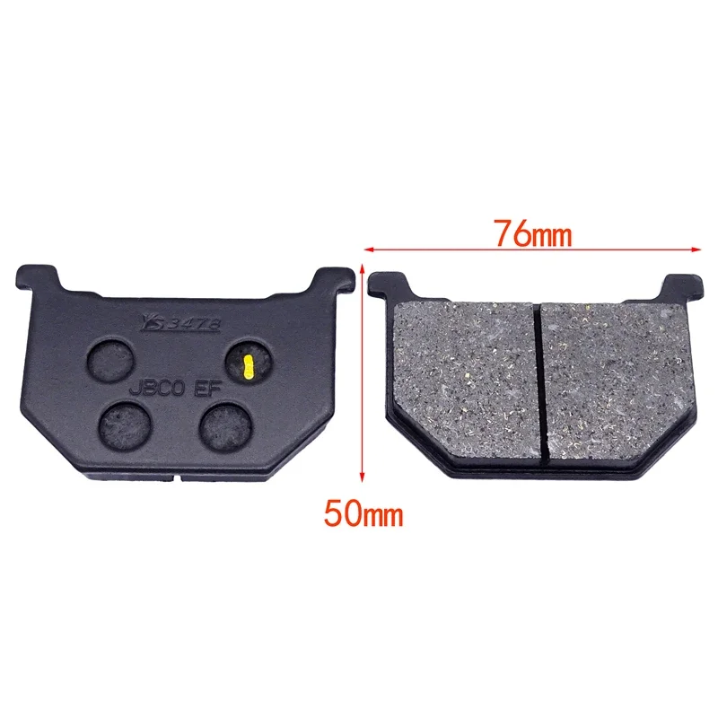 1 Pair Motorcycle Front Brake Pads Moto Bike Brake Disks For SUZUKI GN250 GZ250 ST250 TU250 VL250 GSX750 GS850 GS1000