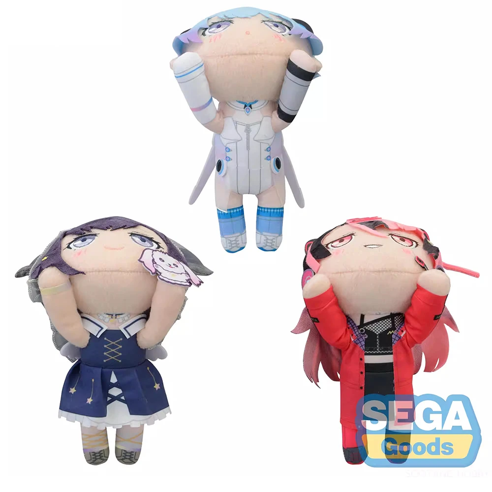 Original SEGA BanG Dream MewType V2 Minetsuki Ritsu Fuji Miyako Sengoku Yuno Kawaii Doll Q version Figure Collectible Toys Gift