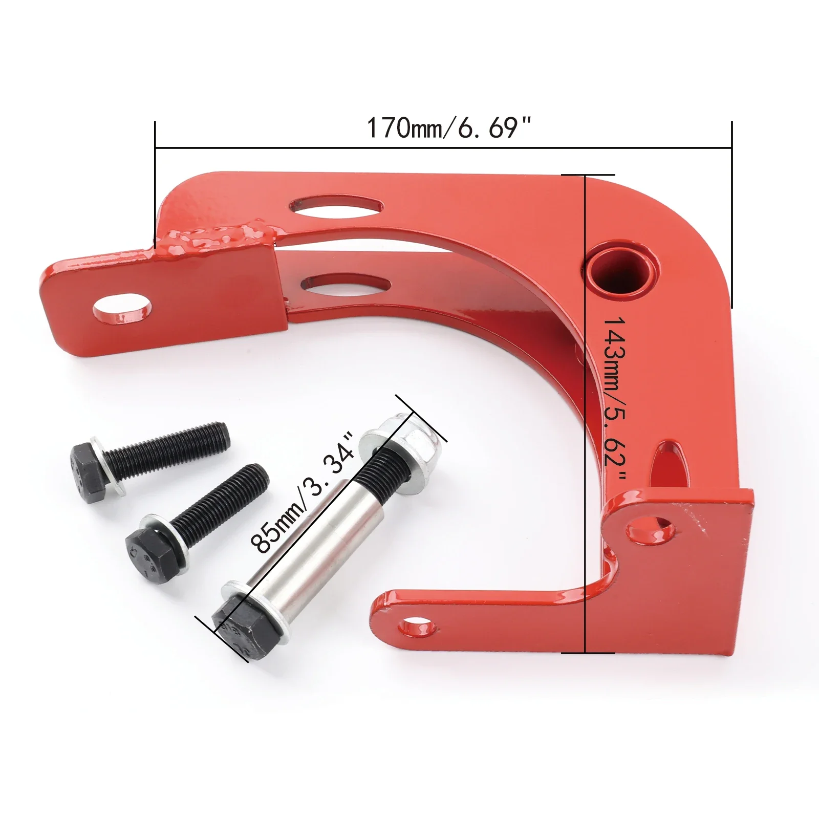 AOSURACING Upgrade Red Differential Brace Bolt-on Installation For Nissan 350Z Infiniti G35 Sedan Coupe Rear Differential Parts