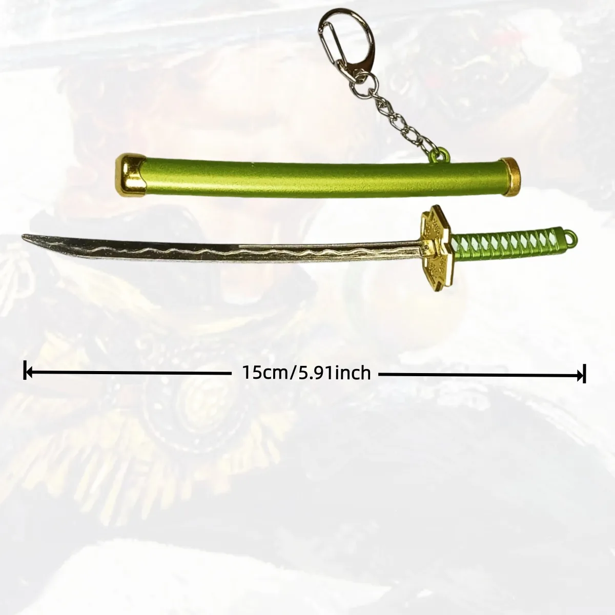 ดาบคาตานะโลหะโรโรโนอา โซโร ขนาด 5.9 นิ้ว ดาบซามูไรแท้ ดาบคาตานะญี่ปุ่น ดาบนินจา อุปกรณ์คอสเพลย์ ของเล่นประกอบฉาก