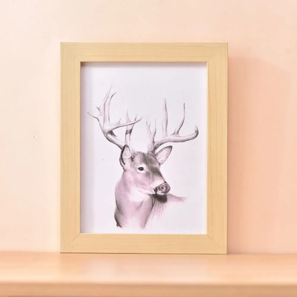 INS Colorful Photo Frame Drawings Handcraft Picture Frame Multi Size DIY Display Holders Home