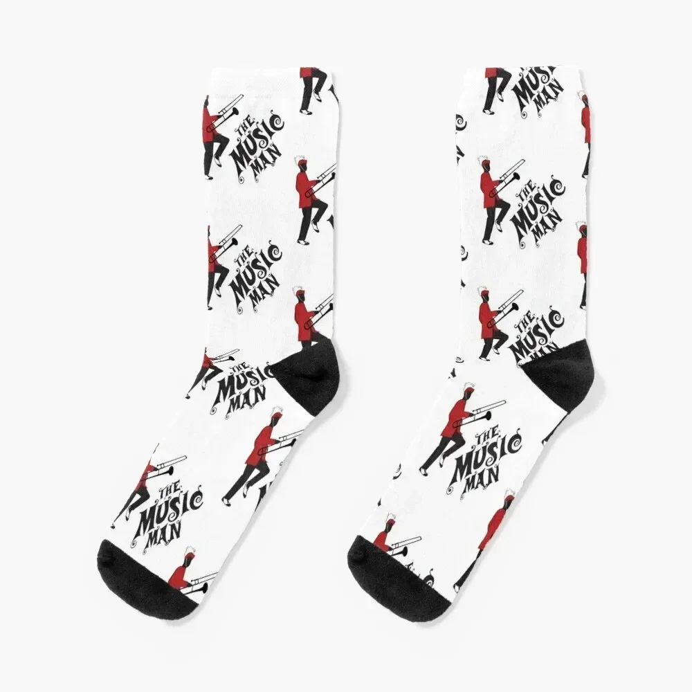 

The music man musical Socks cute winter kawaii anti slip football Boy Child Socks Women's