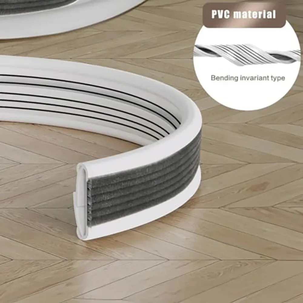 1pc 93cm New Door Seal Strip Flexible Anti Collision Door Draft Stopper Soundproof Window Weather Stripping Window