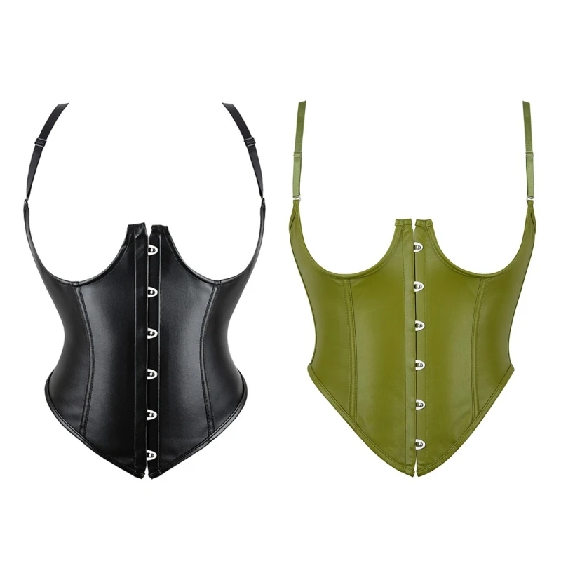 Korsett-Gürtel-Oberteil für Damen, Unterbrust-Schnüroberteil, ohne Knochen, Hofgürtel-Bustier