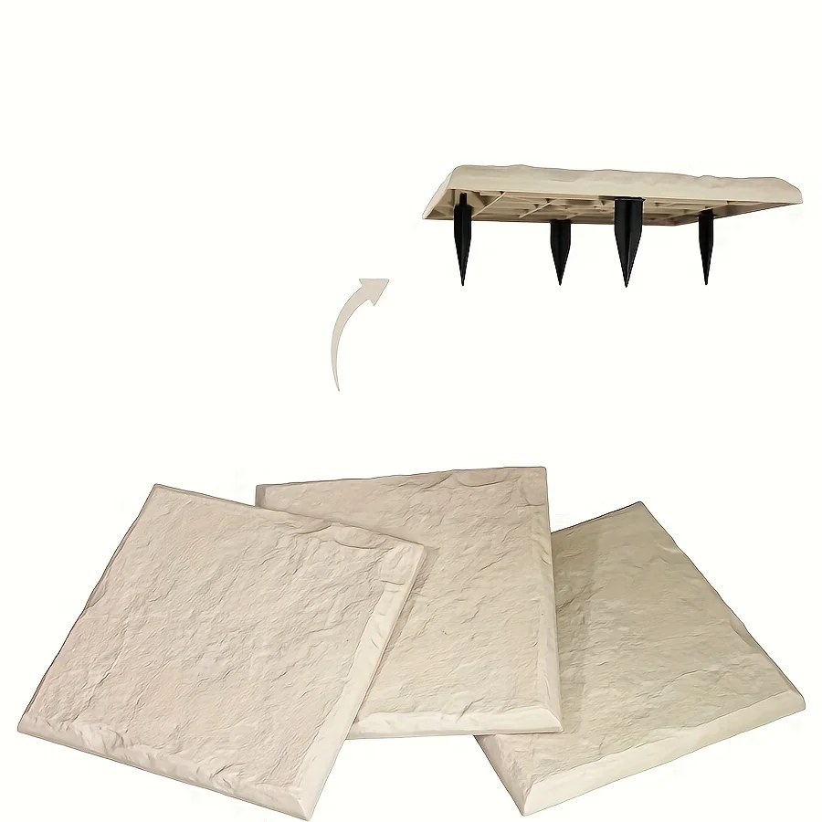1pc Outdoor garden courtyard Imitation stone Stepping stone Stepping stone Lawn passage Decorative floor masonry brick