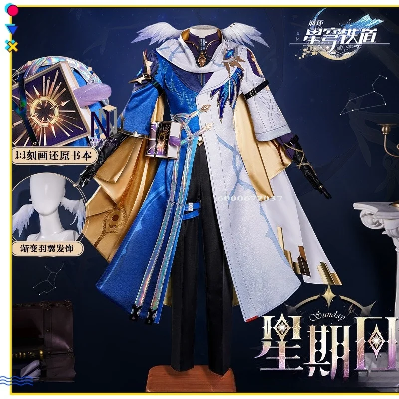 

Honkai: Star Rail Sunday New Outfit Two-dimensional Complete Clothing Set Anime-style Games Role-play As Game Character Slim-fit