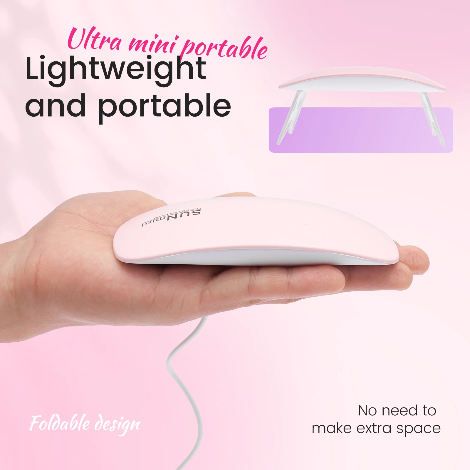 UV Nail Polish Lamp Nail Dryer Desk Drying Nail Lamp Tool Gel Polish Curing Light LED Light Home DIY Nail Art Tools Accessories view 5