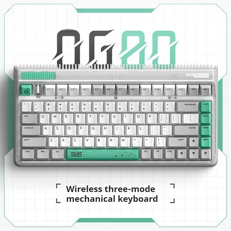 Wireless Gaming Mechanical Keyboard Supports Hot Swappable Long Lasting Battery Life 83 Key Laptop Office Compatible Keyboard