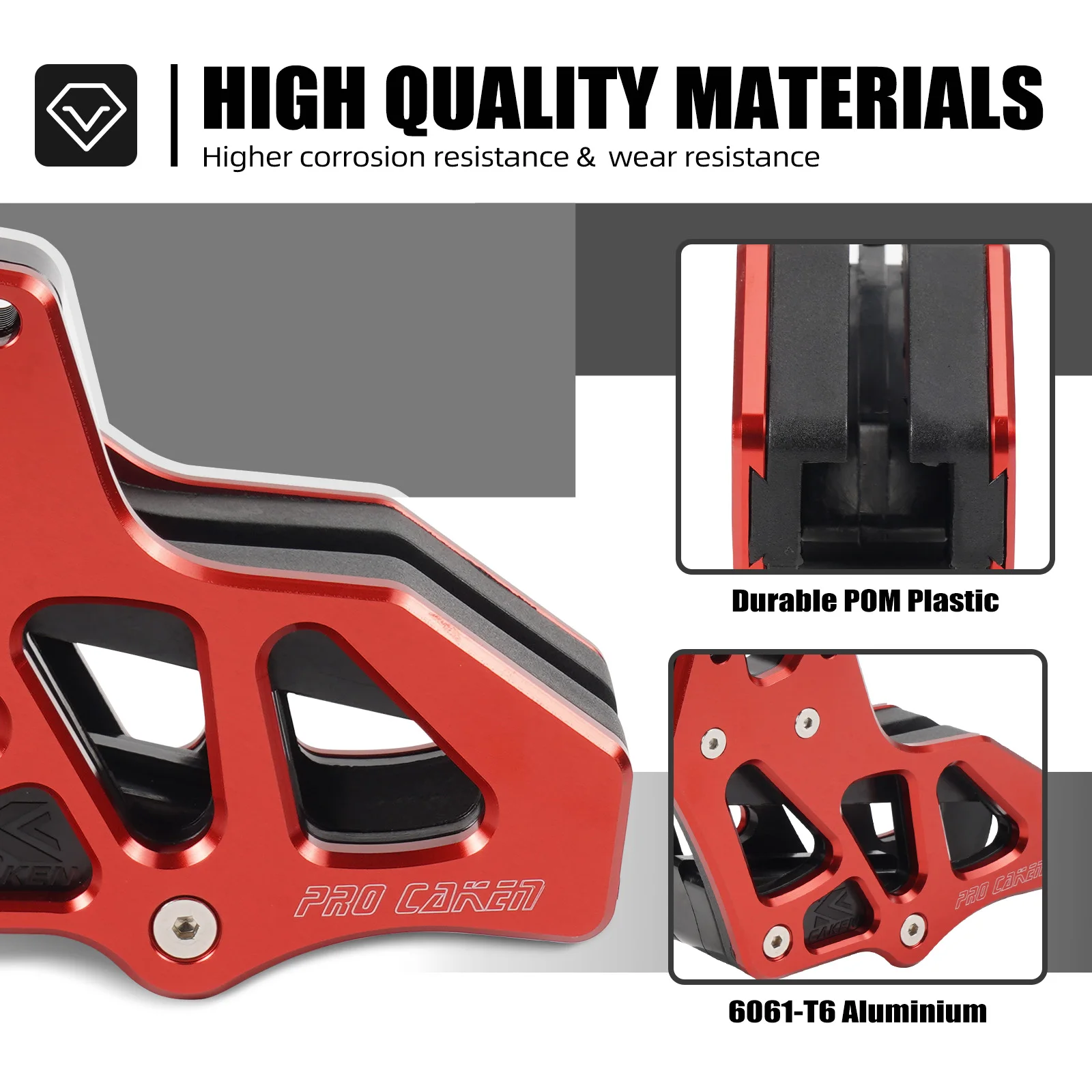 NICECNC Chain Guard Guide Protector For Honda CRF230F 2003-2019 CRF250F 2019-2021 CRF150F 2003-2017 CRF 230F CRF 250F CRF 150F