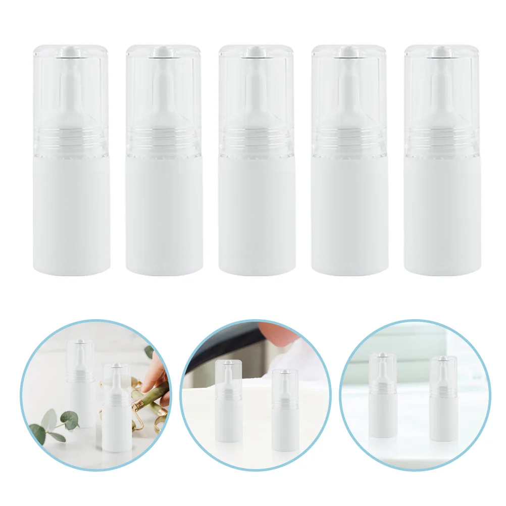 

5 Pcs Dropper Bottle Small Ampoule Droppers Bottles Mini Essential Oil Containers Plastic Liquid Travel Essence Perfume