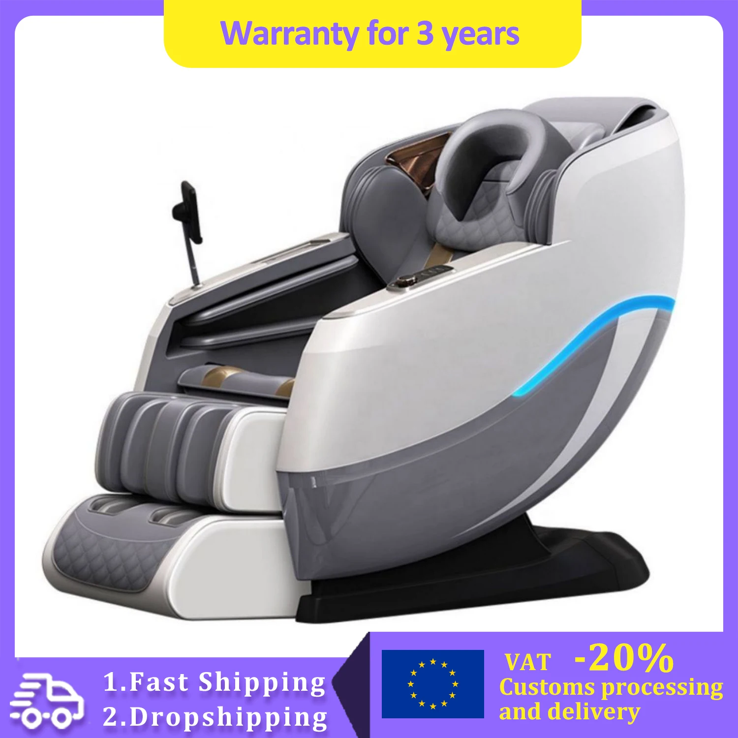 massage chair full body with airbag Relaxing Bluetooth Speaker Body Care Office Home Full Automatic kneading massage chair sofa