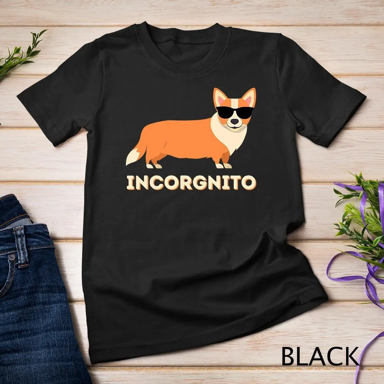 Incorgnito - Funny Welsh Corgi Owner Dog Lover T-Shirt Unisex S-3XL Fastship