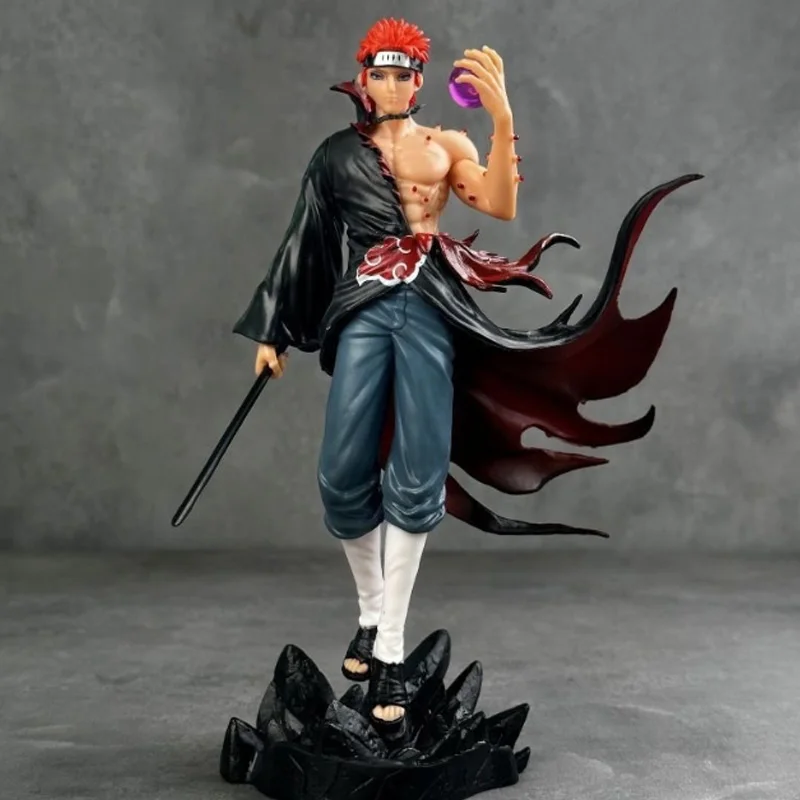 Naruto Pain Puppenfigur, Anime-Charakterfigur, PVC-Statuenmodell, trendiges Spielzeug-Ornament, Anime-Zubehör-Sammlerstück-Geschenk – Detail 1