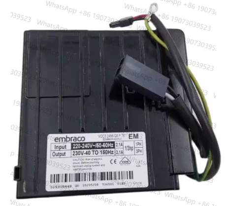 Nova placa para placa inversora de geladeira e embraco vcc3 2456 b5 vcc3 2456 q5 f 76 l9 f 76 14 f 76 peça de placa de geladeira