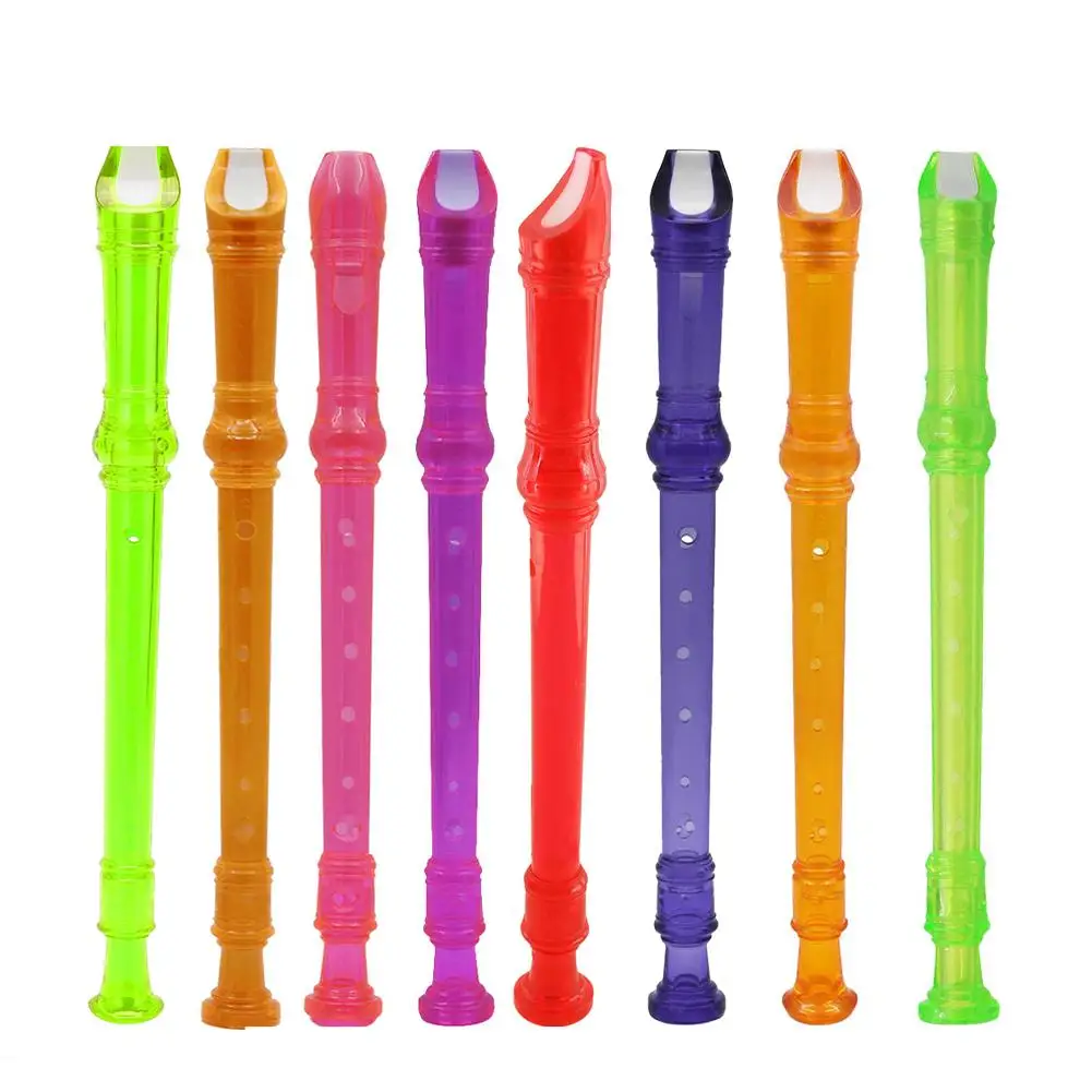 

Soprano Recorder Instrument Detachable 8 Holes ABS Descant Recorders With Cleaning Rod For Beginners Kids Student