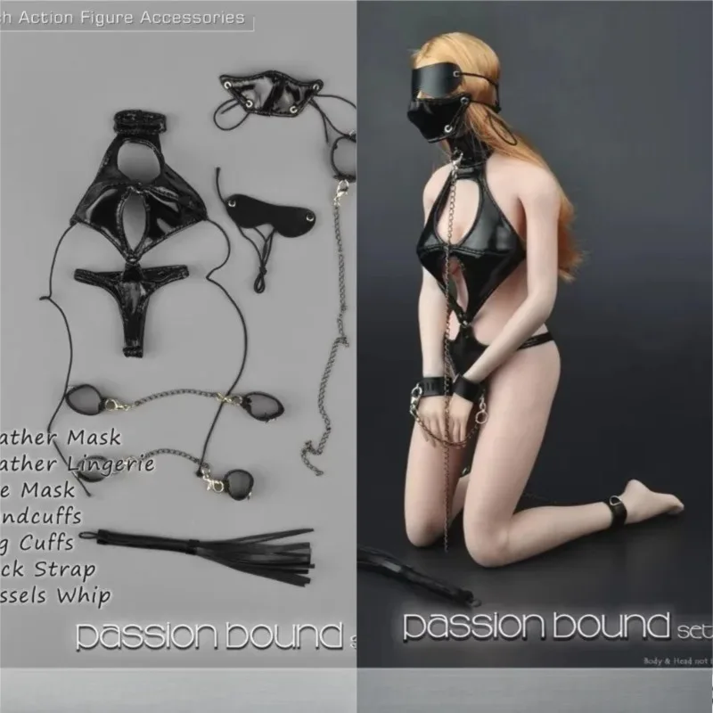 

ZY5005 1/6 масштаб, сексуальная красота, маска из искусственной кожи, нижнее белье, маска для глаз, модель костюма для 12-дюймовых фигурок OBJ OD, украшения для тела