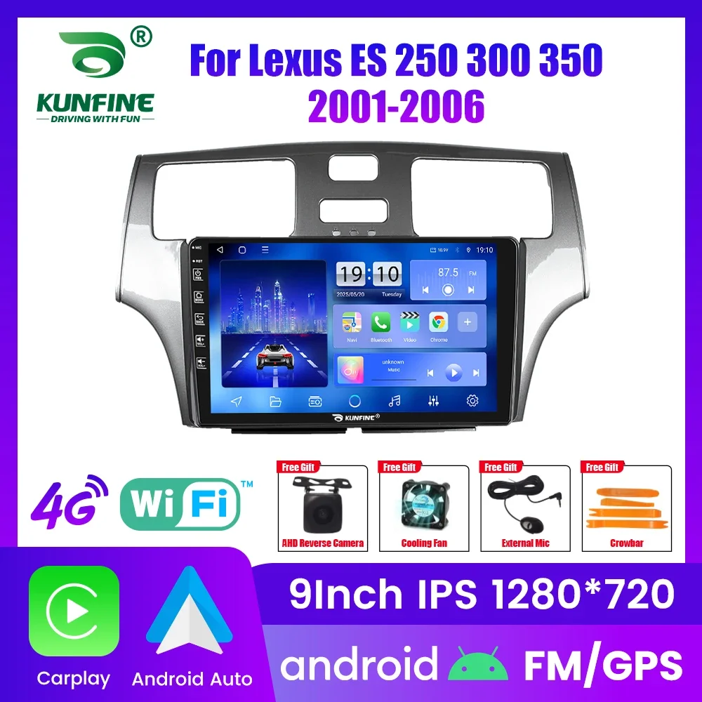 

Автомагнитола Android для Lexus ES 250 300 2001-2006, 2DIN, 8-ядерный процессор, GPS-навигация, IPS-экран, CarPlay, Android Auto