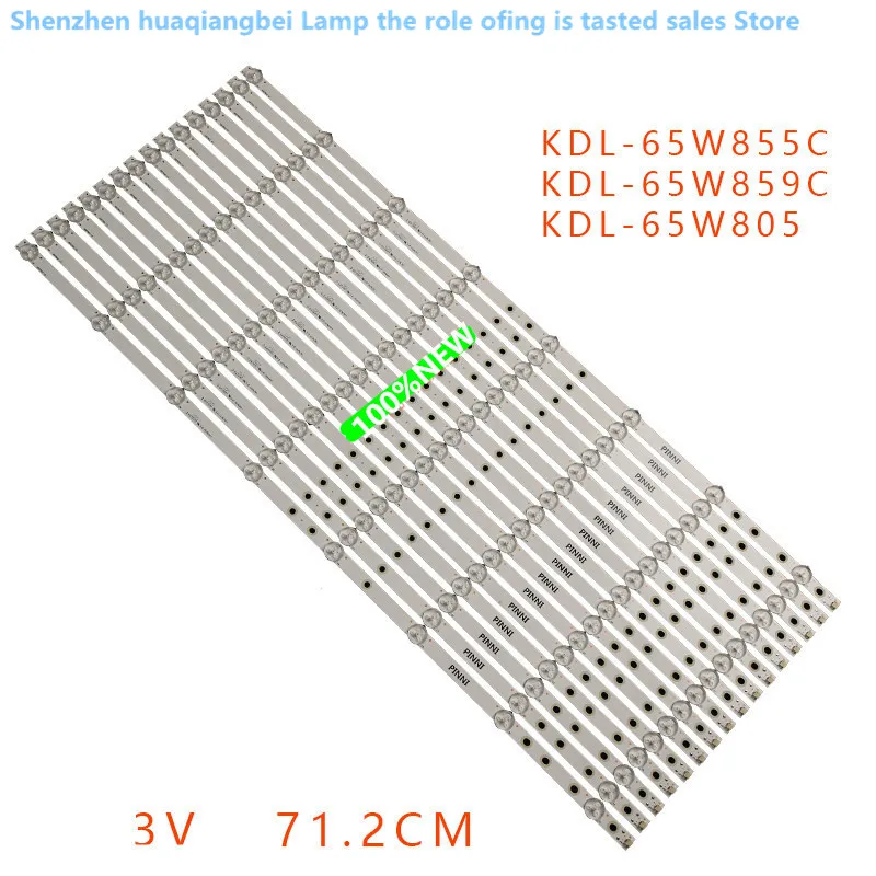 

64piece - 4TV FOR LED Backlight strip 8 Lamp for Sony TV KDL-65W855C KDL-65W857C KDL-65W809C Kdl-65w859c 650TV02 T650HVF05
