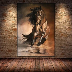 Diamond Painting Running Horse In The Desert Animal Diamond Mosaic Abstract Embroidery Wall Art Cross Stitch for Home Decor