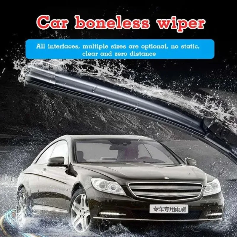 Universal Car Boneless Wiper Rear Window Wiper with Silent Wiper Blades for Windshield