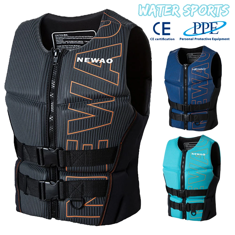 Life Vest Adults Surf Vest Kayak Wakeboard Motorboats Raft Rescue Boat Ski Water Sports Swimming Drifting Rescue Life Jacket