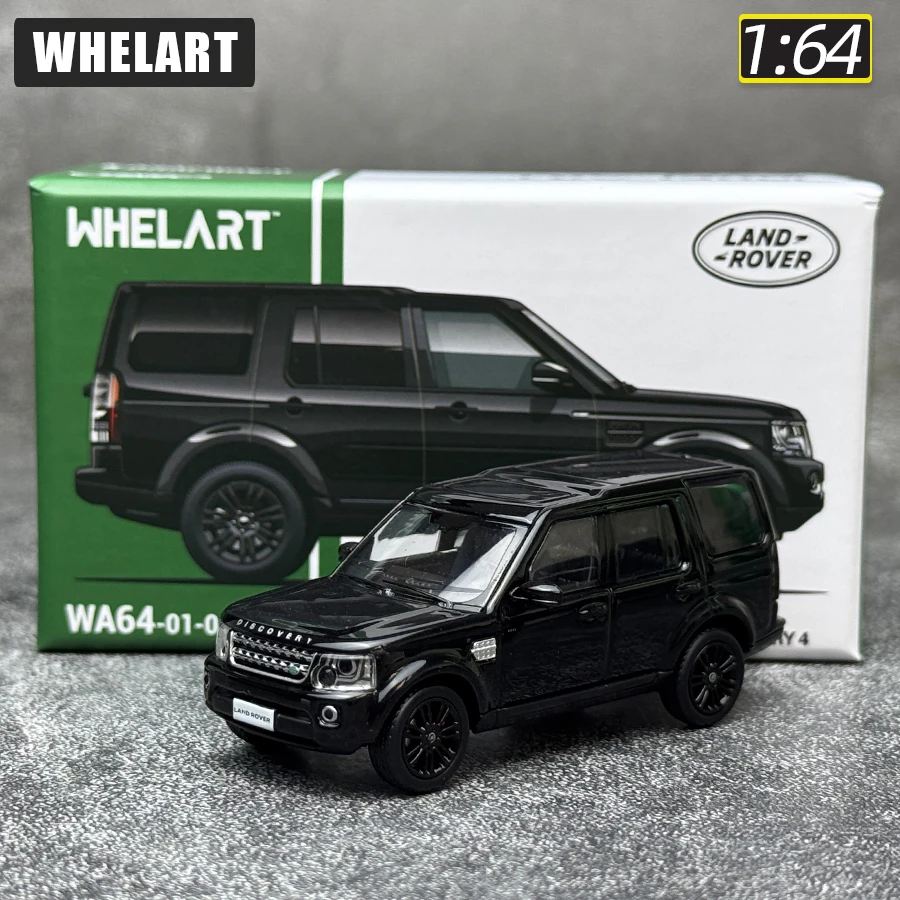 WHELART 다이캐스트 모델 1:64 스케일 뉴 랜드 로버 디스커버리 4 레인지 로버 스포츠 SUV 모델 정적 디스플레이 컬렉션