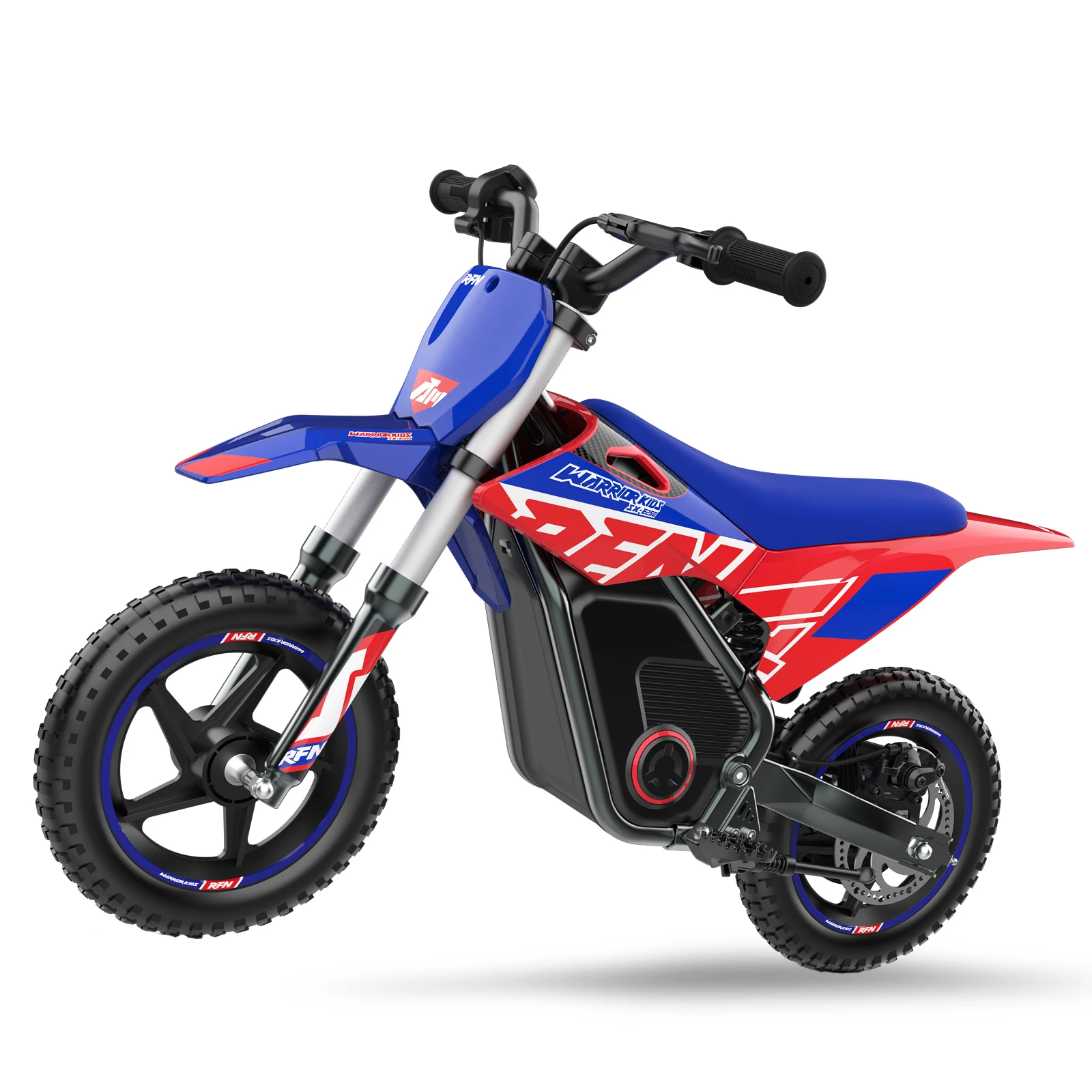 RFN E250 Kinder-Elektro-Dirtbike für Kinder, 36 V, 400 W |   3-Gang-Offroad-Motorrad mit großer Reichweite, 18 km, 11,2-Meilen-Fahrt für 3–6 Jahre