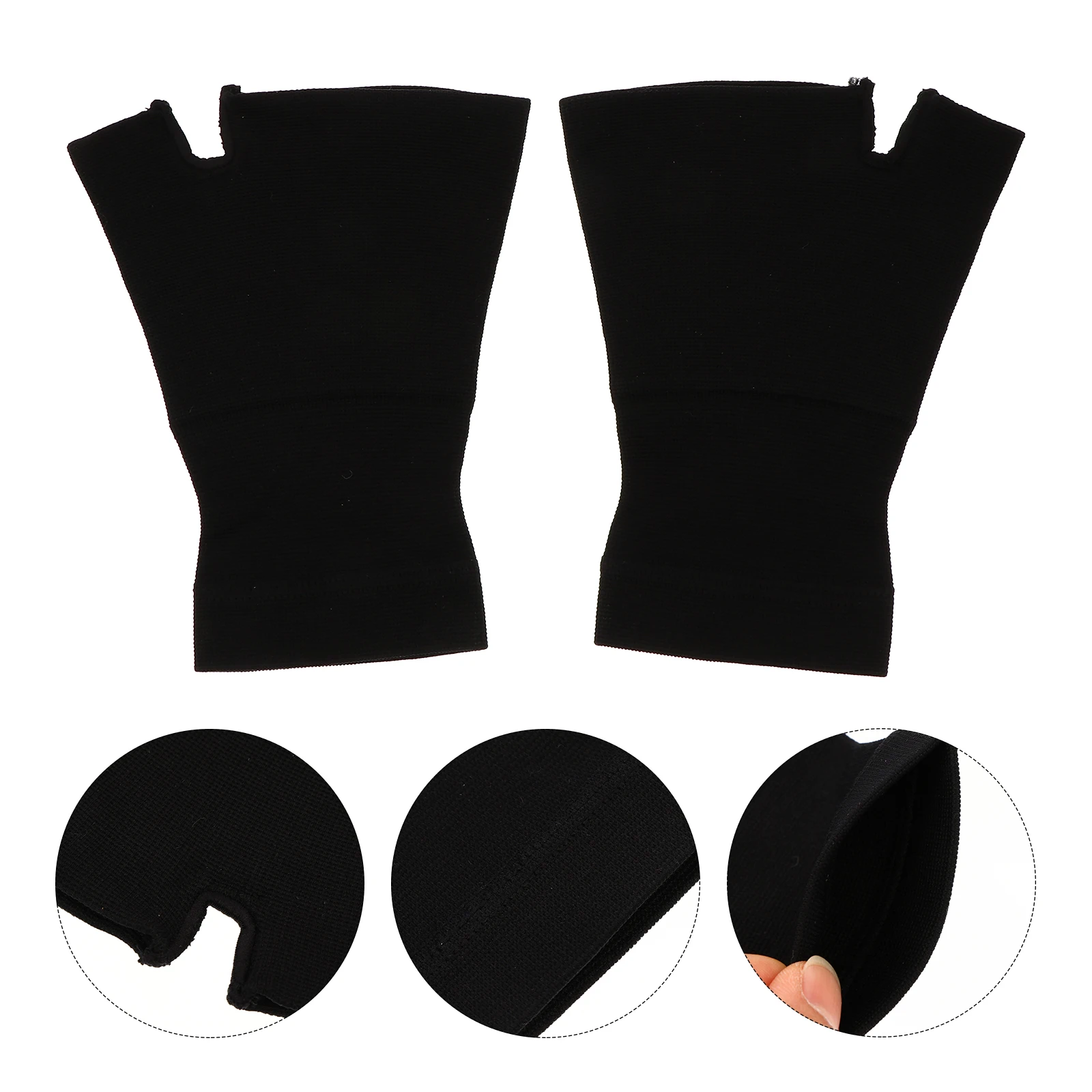 

COOLHIYA Compression Wrist Support Brace for Carpal Tunnel Arthritis Pain Relief Thumb & Glove Fingerless Night Splint