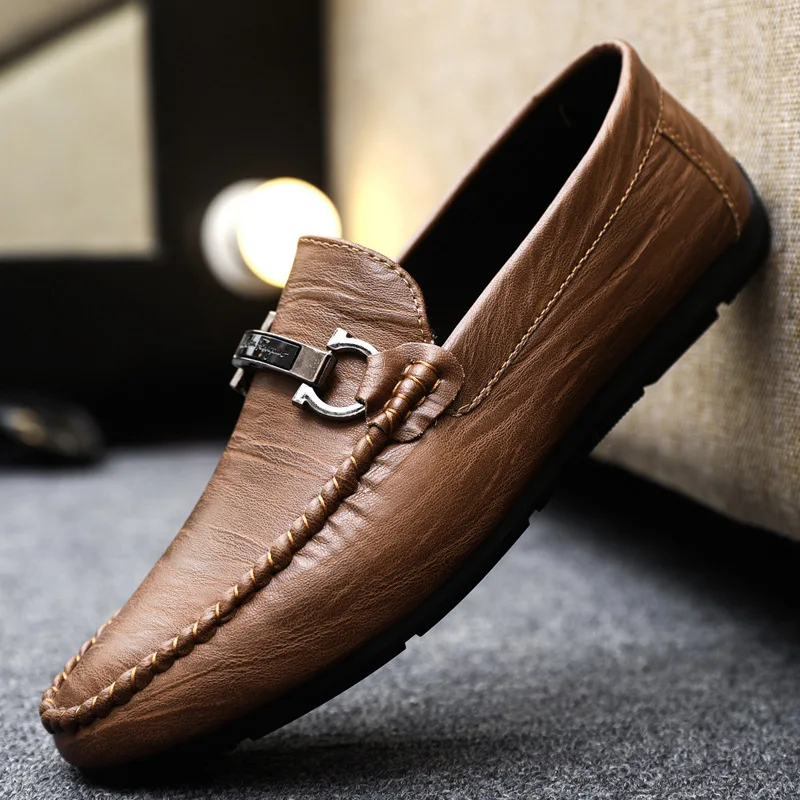 Men Casual Shoes Leather Shoes for Men Sneakers 2023 Luxury Brand High Quality Sports Shoes moccasins Dress Loafers Shoes