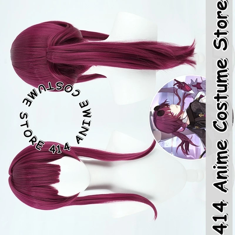 

Game & Anime Kafka Cosplay Wig Honkai: Star Rail Heat-Resistant Fiber Synthetic Hair