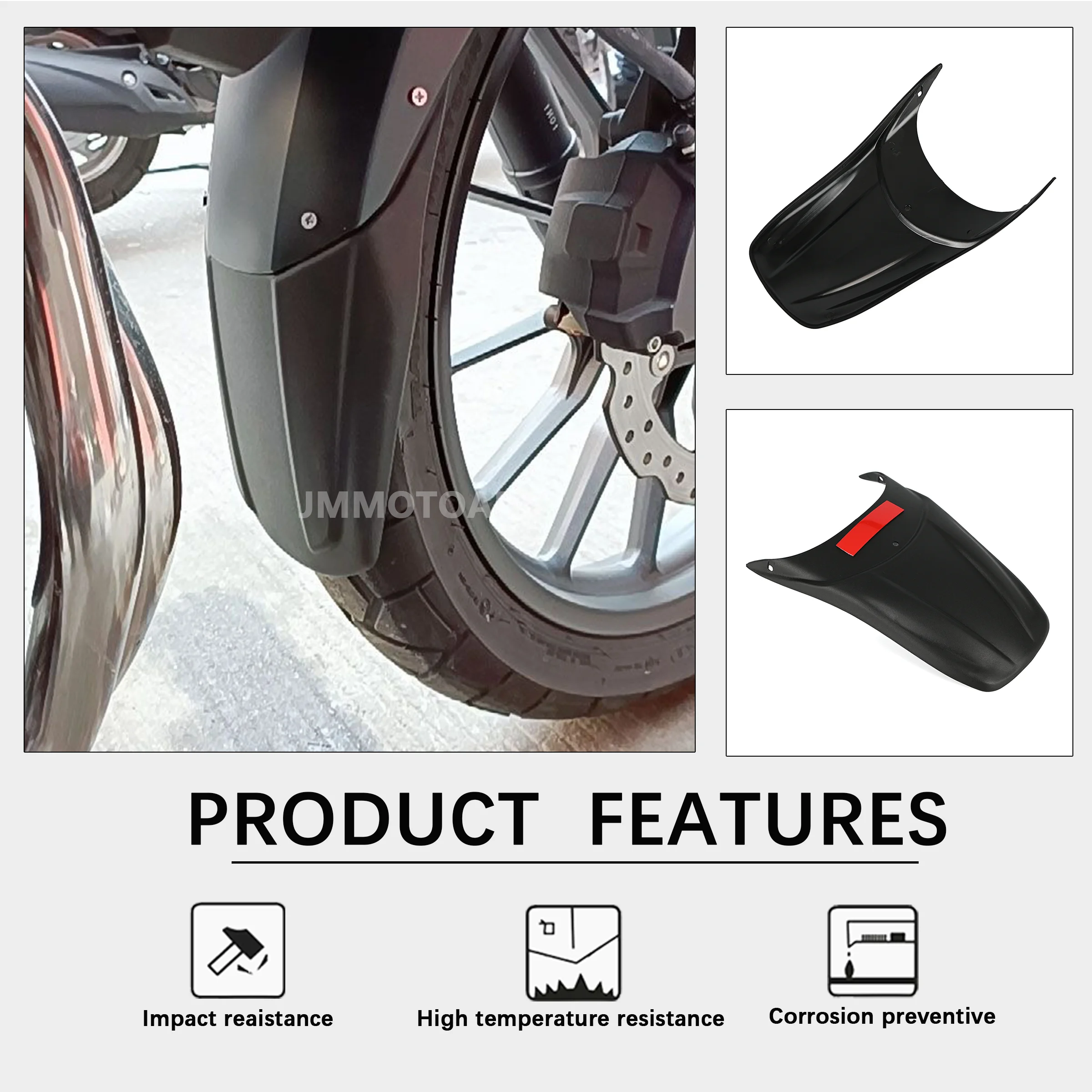 For Honda CB500X Accessories CB 500X Motorcycle Accessories Front Mudguard Motocycle Fender Extension Engine Defense Mud Guard